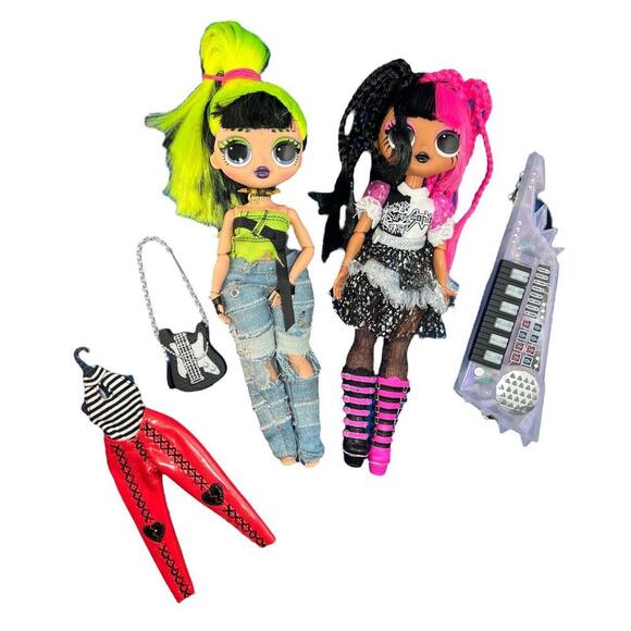 LOT OF LOL SURPRISE DOLLS & ACCESSORIES - Bhad Gurl, Metal Chick & More! - Picture 1 of 5